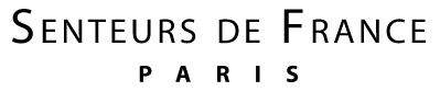 Logo de Senteurs de France, une marque de savons, bougies, et confiseries vendus dans tous les grands châteaux et musée en France te à l'international